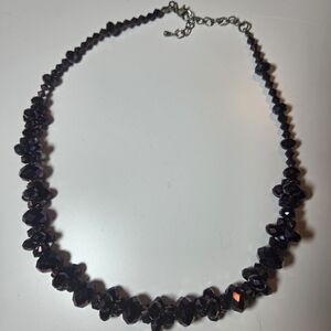 Joan Rivers Faceted Amethyst-Tone Crystal Necklace